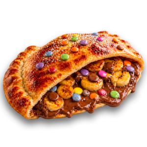 Calzone Nutella Banane Plantain Smarties