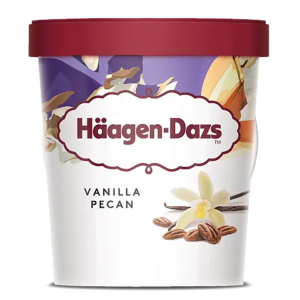 Häagen Dasz - Pot Vanilla Pecan - 500ML